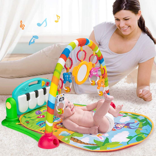 🔥Black Friday Sale🔥 Musical Baby Gym Play Mat with Lights & Toys